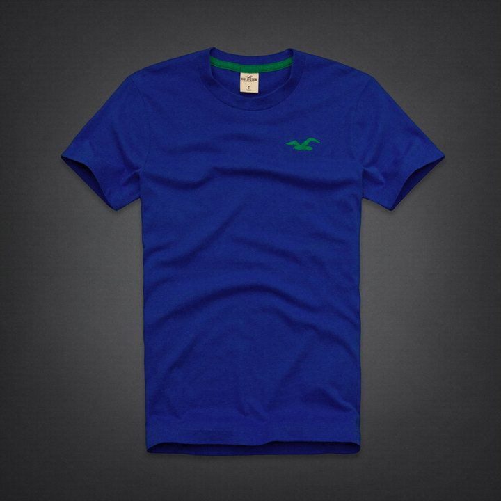 Tee shirt Hollister Bleu Homme
